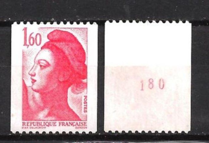 France 1982 - Yvert n° 2192a neuf ** luxe MNH