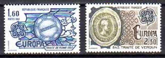 France 1982 - Yvert n° 2207 et 2208 neuf ** luxe MNH