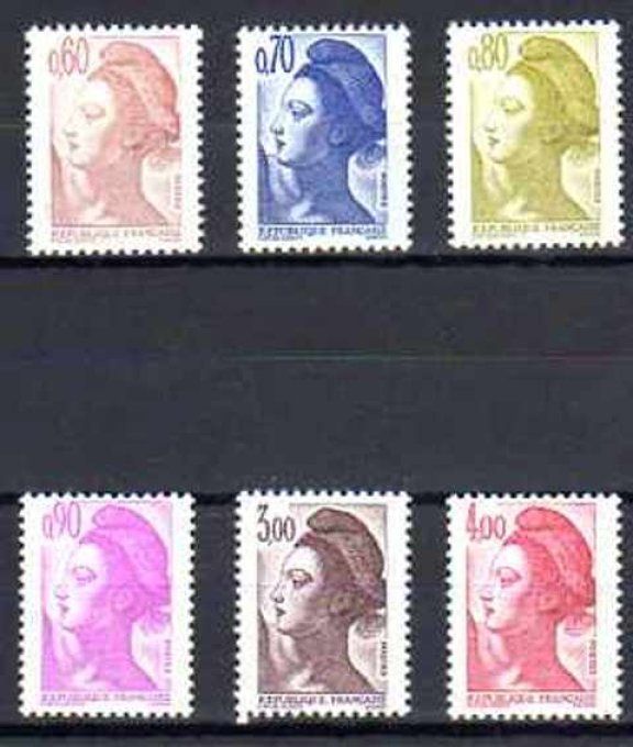 France 1982 - Yvert n° 2239 à 2244 neuf ** luxe MNH