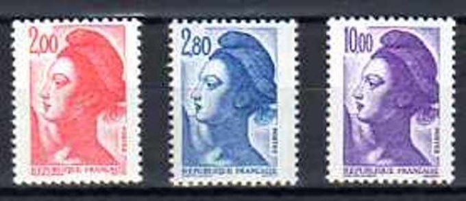 France 1983 - Yvert n° 2274 à 2276 neuf ** luxe MNH
