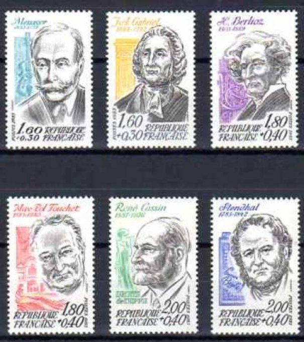 France 1983 - Yvert n° 2279 à 2284 neuf ** luxe MNH