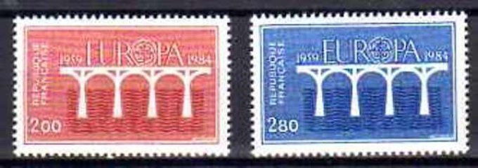 France 1984 - Yvert n° 2309 et 2310 neuf ** luxe MNH