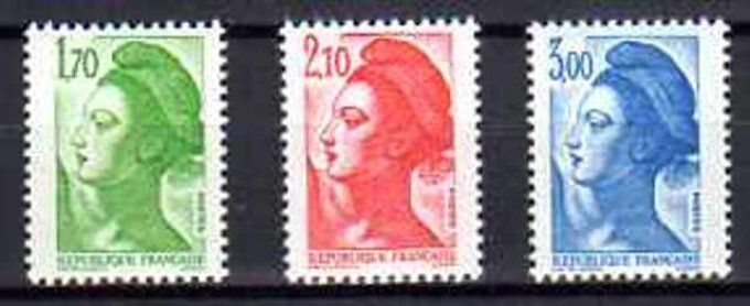 France 1984 - Yvert n° 2318 à 2320 neuf ** luxe MNH