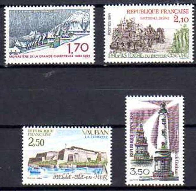 France 1984 - Yvert n° 2323 à 2326 neuf ** luxe MNH