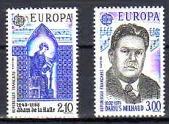 France 1985 - Yvert n° 2366 et 2367 neuf ** luxe MNH