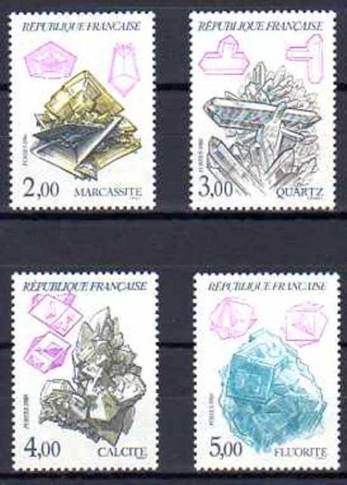 France 1986 - Yvert n° 2429 à 2432 neuf ** luxe MNH