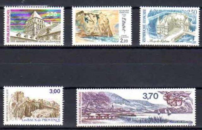 France 1987 - Yvert n° 2462 à 2466 neuf ** luxe MNH
