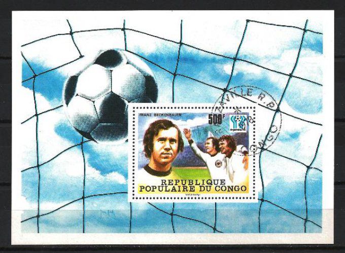 Congo 1978 (CE24) bloc oblitéré