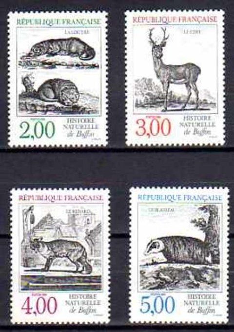 France 1988 - Yvert n° 2539 à 2542 neuf ** luxe MNH