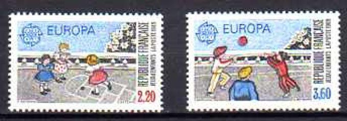 France 1989 - Yvert n° 2584 et 2585 neuf ** luxe MNH
