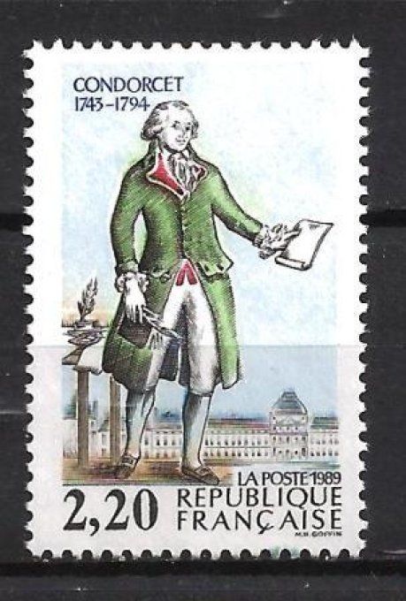 France 1989 - Yvert n° 2592 neuf ** luxe MNH