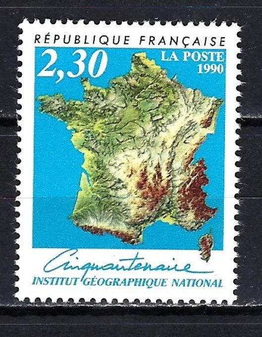 France 1990 - Yvert n° 2662 neuf ** luxe MNH