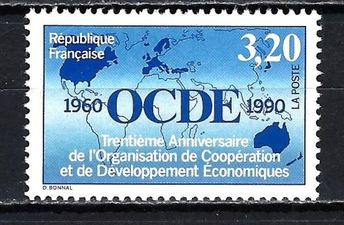 France 1990 - Yvert n° 2673 neuf ** luxe MNH