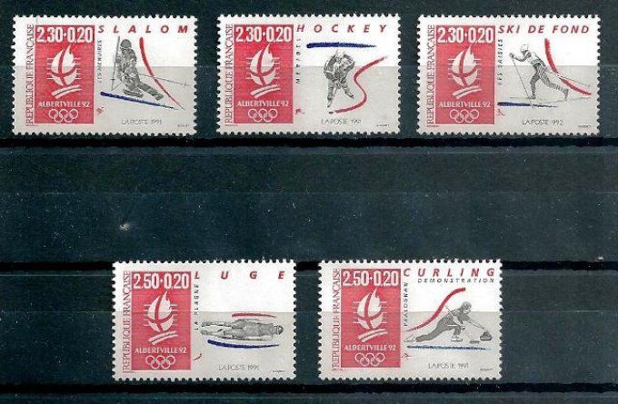 France 1991 - Yvert n° 2676 à 2680 neuf ** luxe MNH