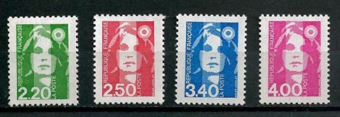 France 1991 - Yvert n° 2714 à 2717 neuf ** luxe MNH