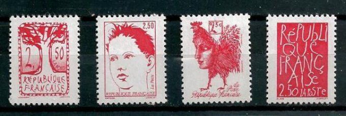 France 1992 - Yvert n° 2772 à 2775 neuf ** luxe MNH