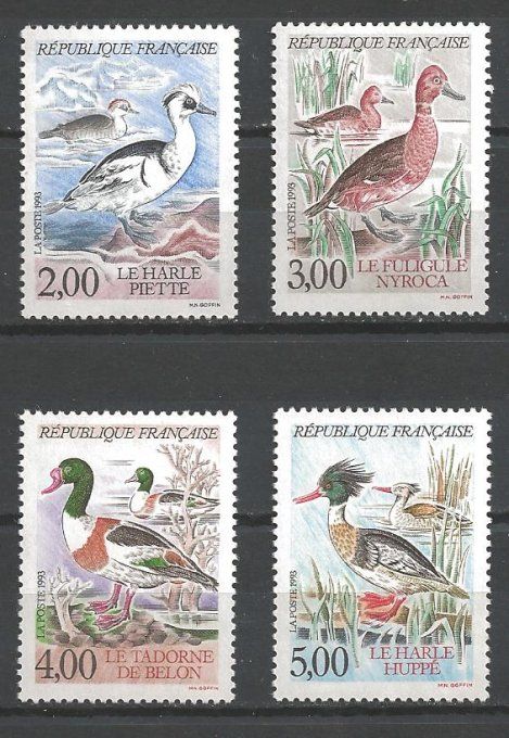France 1993 - Yvert n° 2785 à 2788 neuf ** luxe MNH
