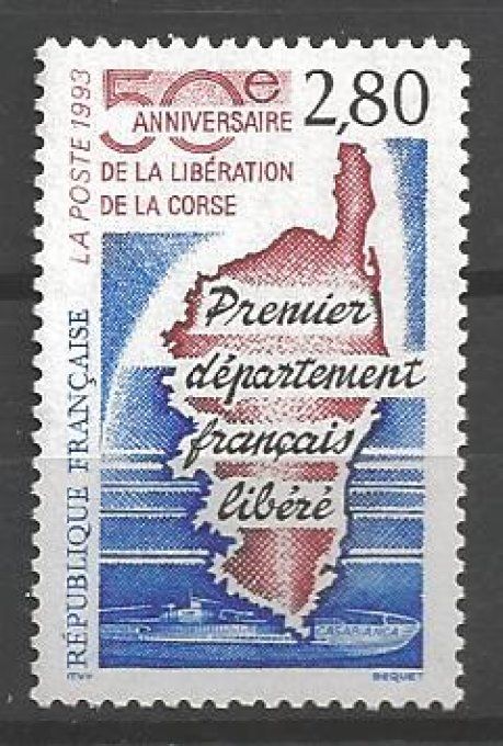France 1993 - Yvert n° 2829 neuf ** luxe MNH