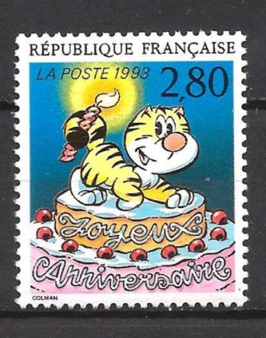France 1993 - Yvert n° 2838 neuf ** luxe MNH