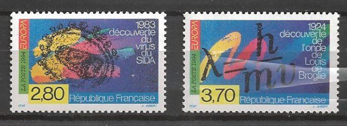 France 1994 - Yvert n° 2878 et 2879 neuf ** luxe MNH