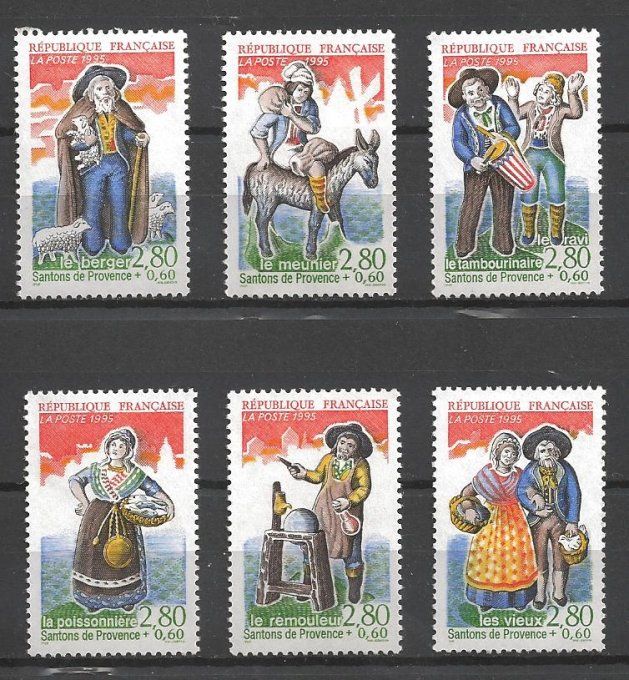 France 1995 - Yvert n° 2976 à 2981 neuf ** luxe MNH