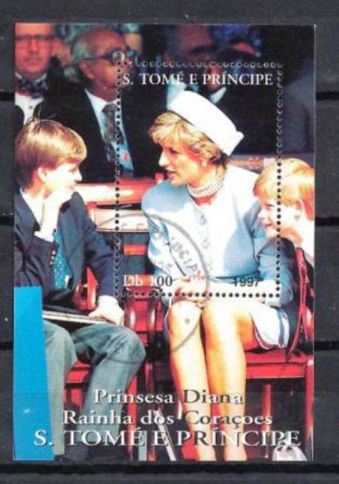 Saint Thomas et Prince 1997 (CE39) bloc oblitéré