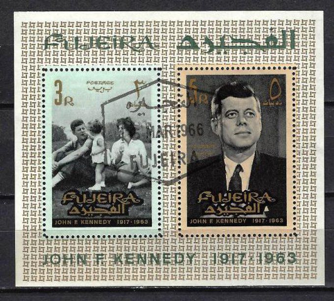 Fujeira 1965 (CE43) bloc oblitéré
