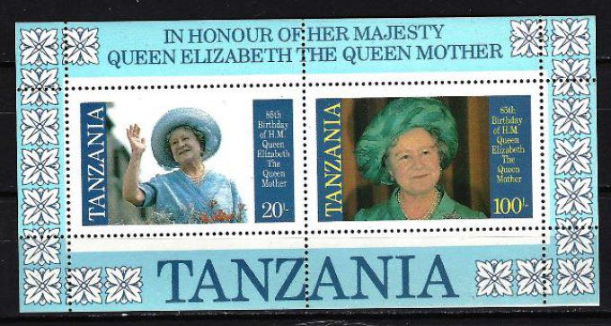 Tanzanie 1985 (CE45) bloc neuf ** luxe