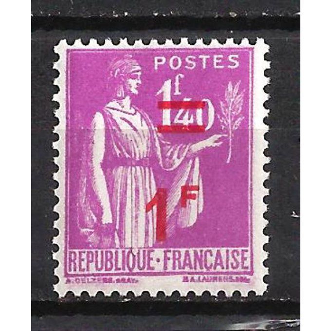 France 1941 - Yvert n° 484 neuf ** luxe MNH