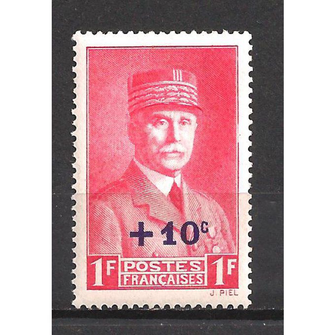 France 1941 - Yvert n° 494 neuf ** luxe MNH