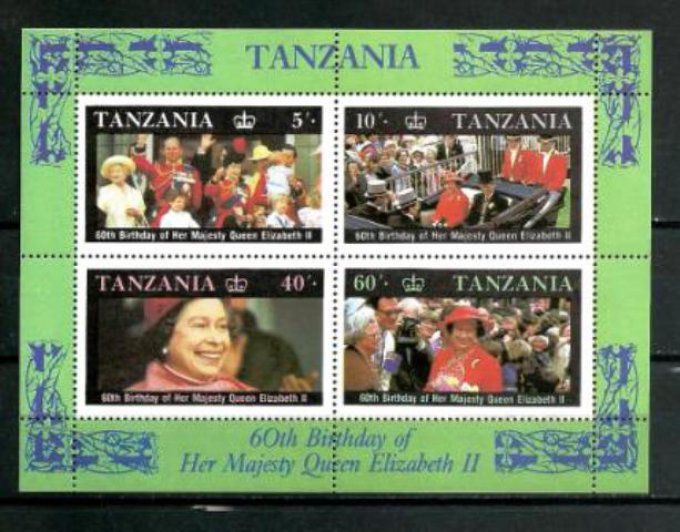 Tanzanie 1987 (CE4) bloc neuf ** luxe