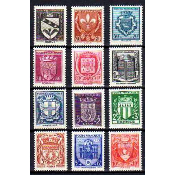 France 1941 - Yvert n° 526 à 537 neuf ** luxe MNH