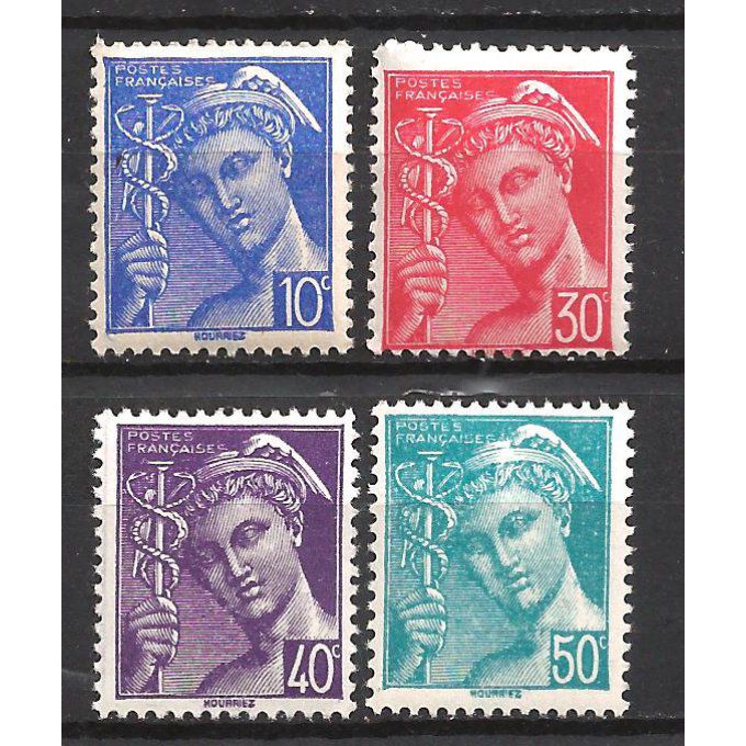 France 1942 - Yvert n° 546 à 549 neuf ** luxe MNH