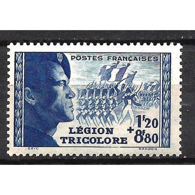France 1942 - Yvert n° 565 neuf ** luxe MNH