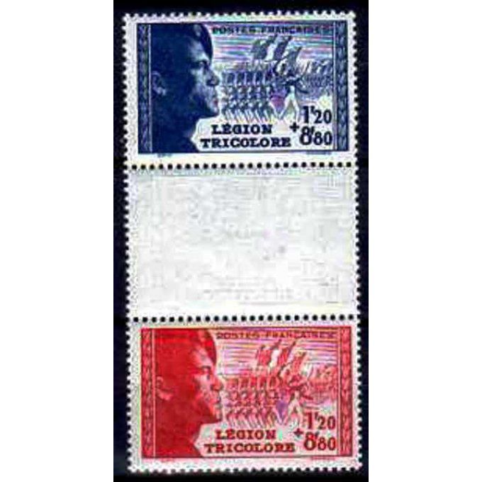 France 1942 - Yvert n° 566a neuf ** luxe MNH