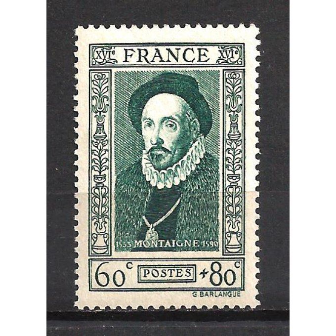 France 1943 - Yvert n° 587 neuf ** luxe MNH