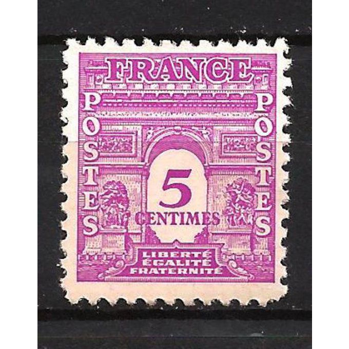 France 1944 - Yvert n° 620 neuf ** luxe MNH