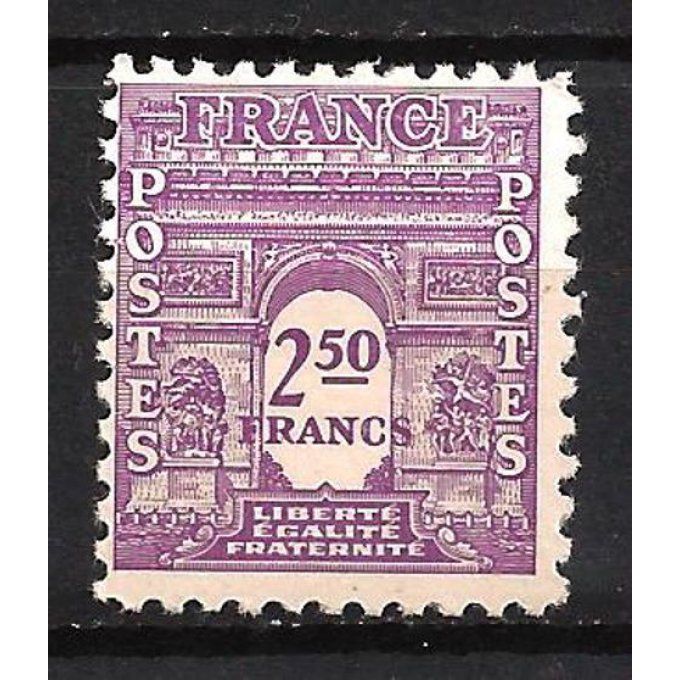 France 1944 - Yvert n° 626 neuf ** luxe MNH