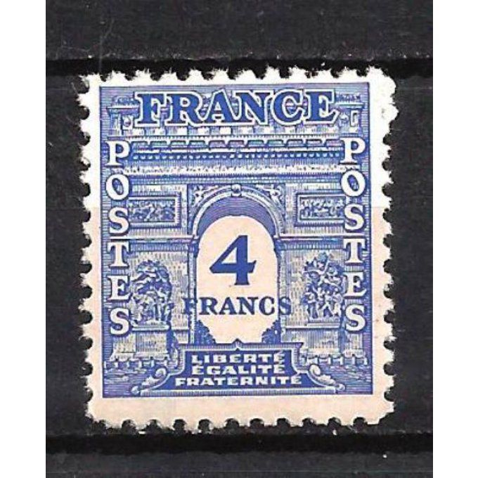 France 1944 - Yvert n° 627 neuf ** luxe MNH