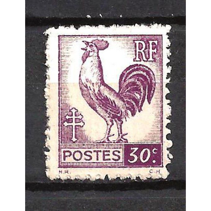 France 1944 - Yvert n° 631 neuf ** luxe MNH