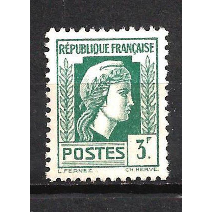 France 1944 - Yvert n° 642 neuf ** luxe MNH