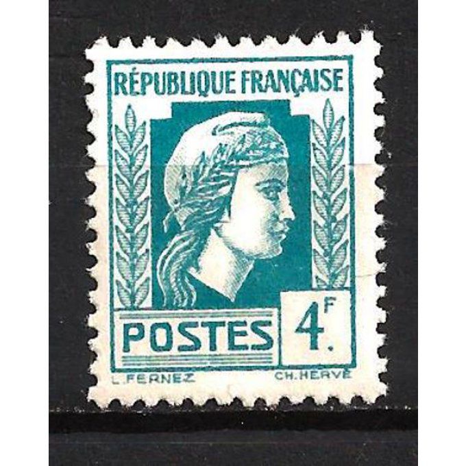 France 1944 - Yvert n° 643 neuf ** luxe MNH