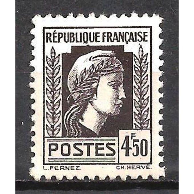 France 1944 - Yvert n° 644 neuf ** luxe MNH