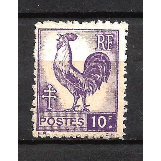 France 1944 - Yvert n° 646 neuf ** luxe MNH