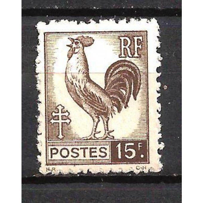 France 1944 - Yvert n° 647 neuf ** luxe MNH