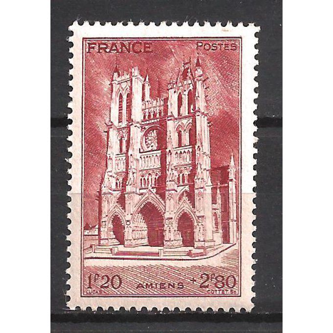 France 1944 - Yvert n° 665 neuf ** luxe MNH