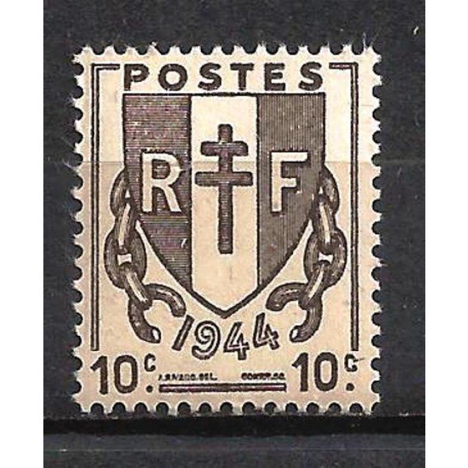 France 1945 - Yvert n° 670 neuf ** luxe MNH