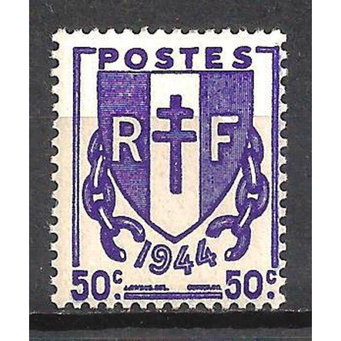 France 1945 - Yvert n° 673 neuf ** luxe MNH