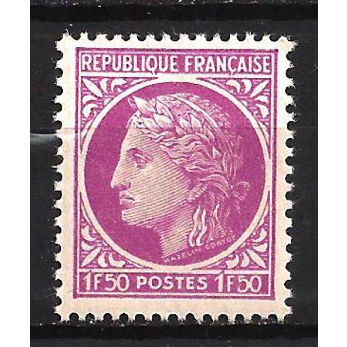France 1945 - Yvert n° 679 neuf ** luxe MNH