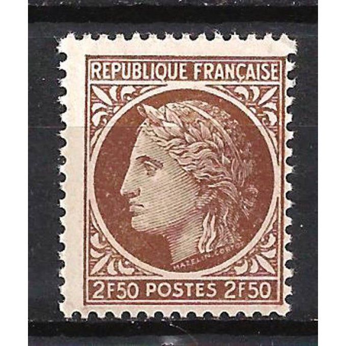 France 1945 - Yvert n° 681 neuf ** luxe MNH
